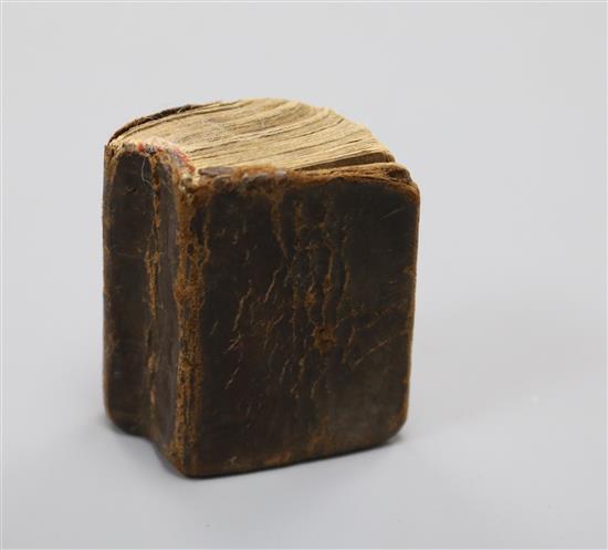 E. Newbury 1780, miniature bible